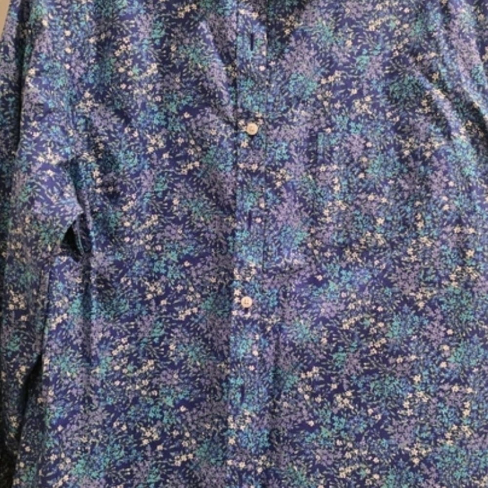 L.L. Bean Multicolor Floral Women's Casual Shirts - Picture 2 of 3